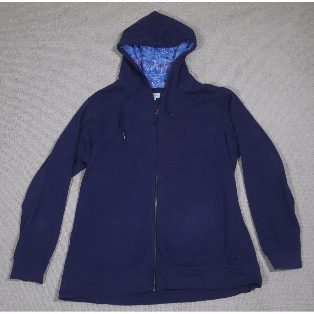 Cuffys of Cape Cod Mens Hoodie Sweatshirt Blue Size 3XL Full Zip Pockets